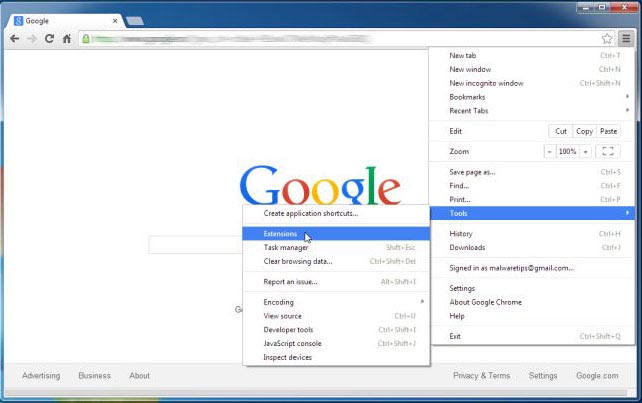 Google-Chrome-extensions Nasıl Trojan çıkarmak için